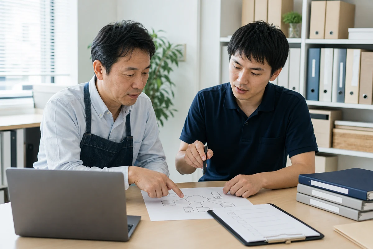 ドメインとメール環境の引き継ぎ項目を整理する事業者と支援担当者