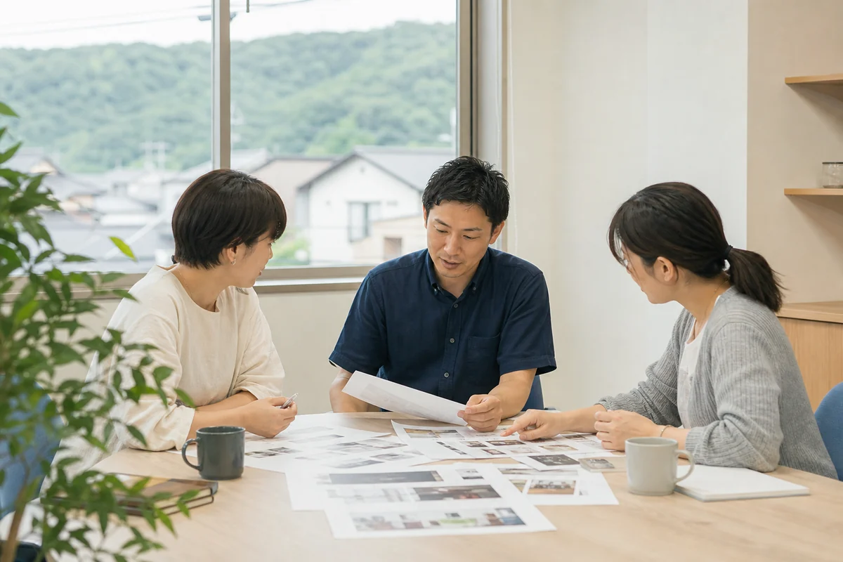 大阪狭山市の事業者が採用も含むホームページ改善内容を整理する様子