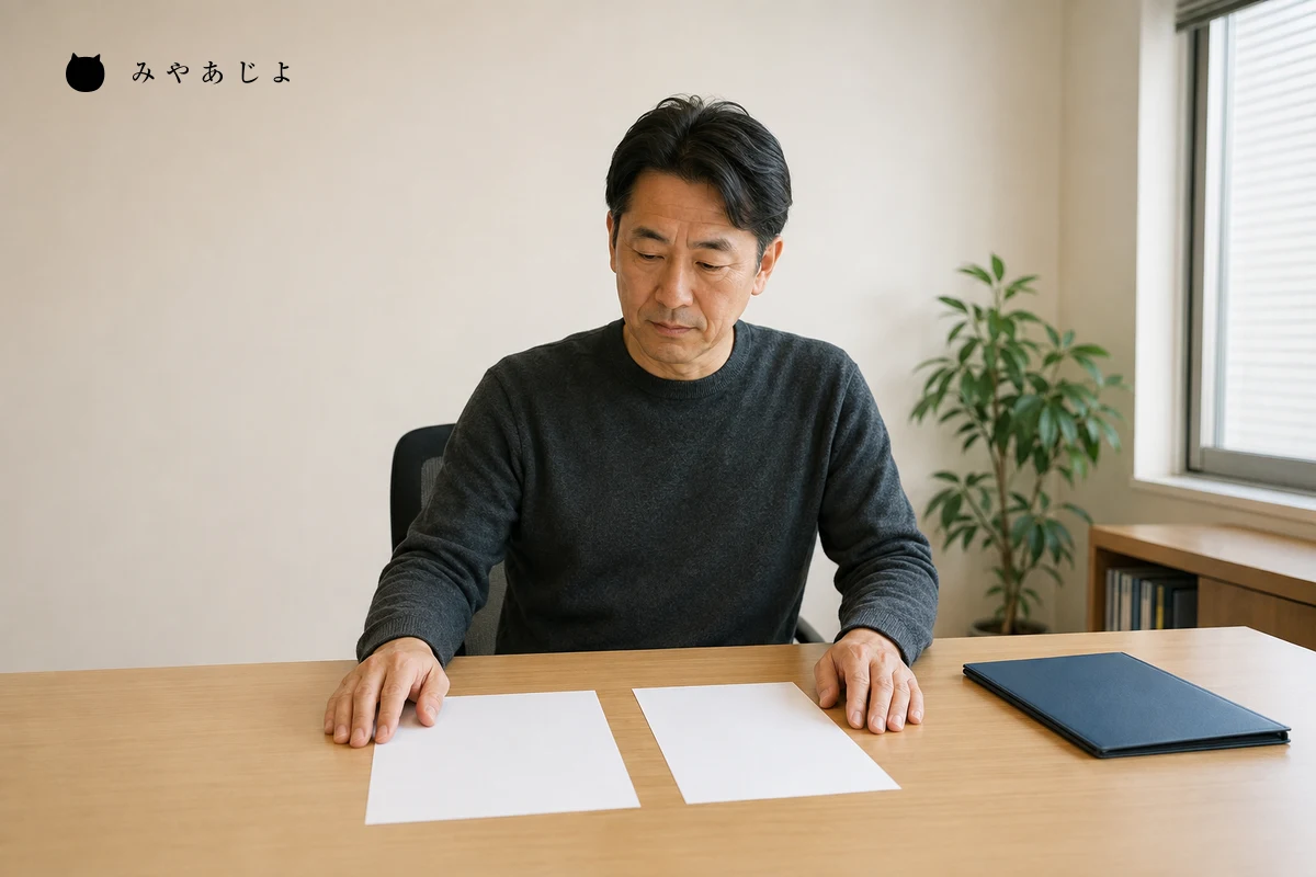 企業担当者がWeb更新研修の手順と確認結果を照合する編集イメージ